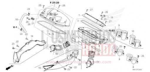 FILTRE A AIR CB650RAP de 2023